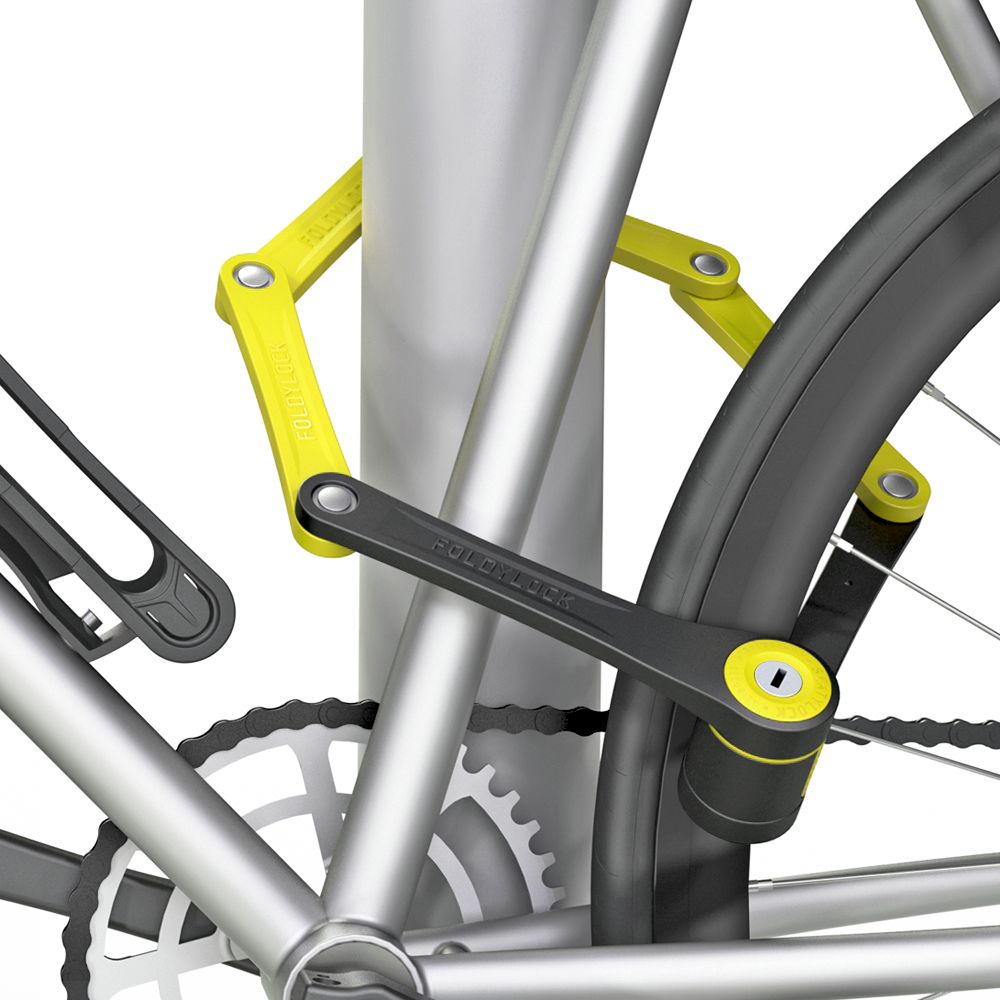 Antivol de vélo pliable FoldyLock Classic - Antivol de vélo élégant et de haute  sécurité breveté - Protection antivol intelligente robuste avec clés et  support de cadre pour vélos ou scooters 